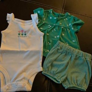 Baby girl summer clothing perfect for a newborn